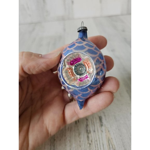 Unique vintage reflector ball mini ornament mermaid Xmas tree - Picture 10 of 10